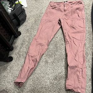 Rue-21 Light Pink Strechy Soft Skinny Jeans Size 12